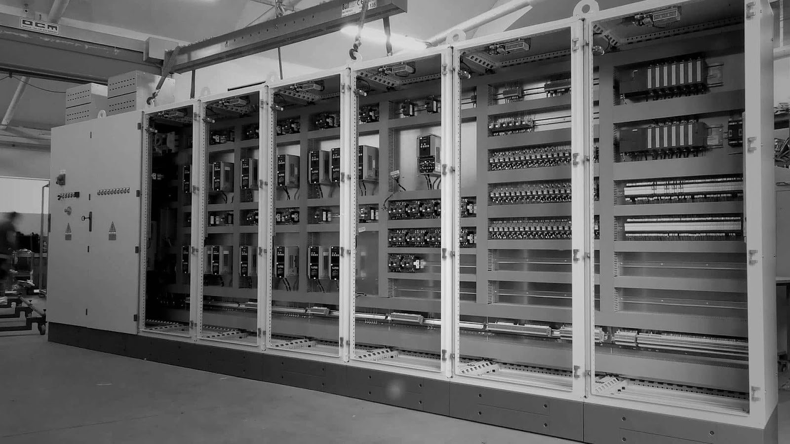 Fabrika otomasyonu MCC/PLC pano dizisi