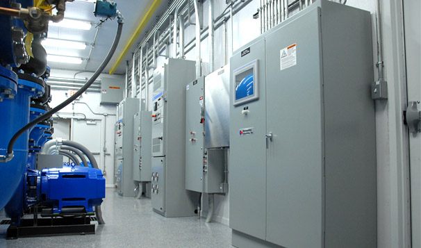 Pompa istasyonu PLC kontrol pano dizisi