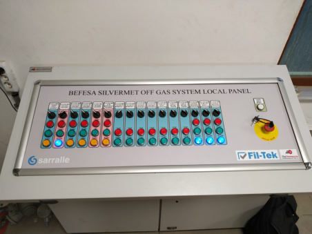 Befesa Silvermet çinko üretim tesisi otomasyon panosu